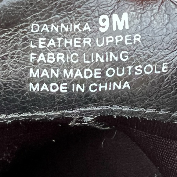 Yellow Box “Dannika” Women’s Black Leather Ankle Boots 9M EUC - Picture 9 of 13